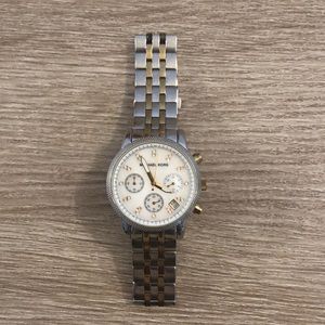 Michael Kors silver/gold watch